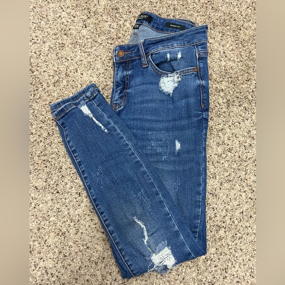 Judy Blue Mid Rise Skinny Jeans